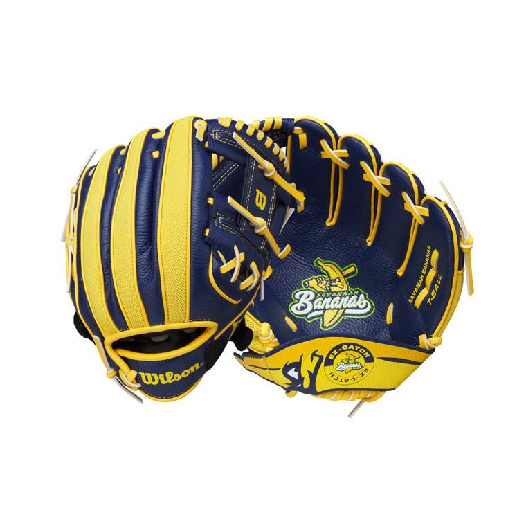 Wilson 2024 A200 EZ Catch 10 Inch Youth Baseball Glove - Navy/Blue/Yellow