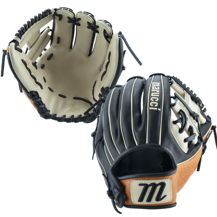 Marucci Capitol M Type 11.5 Inch MFG2CP43A2-BK/GT Baseball Glove