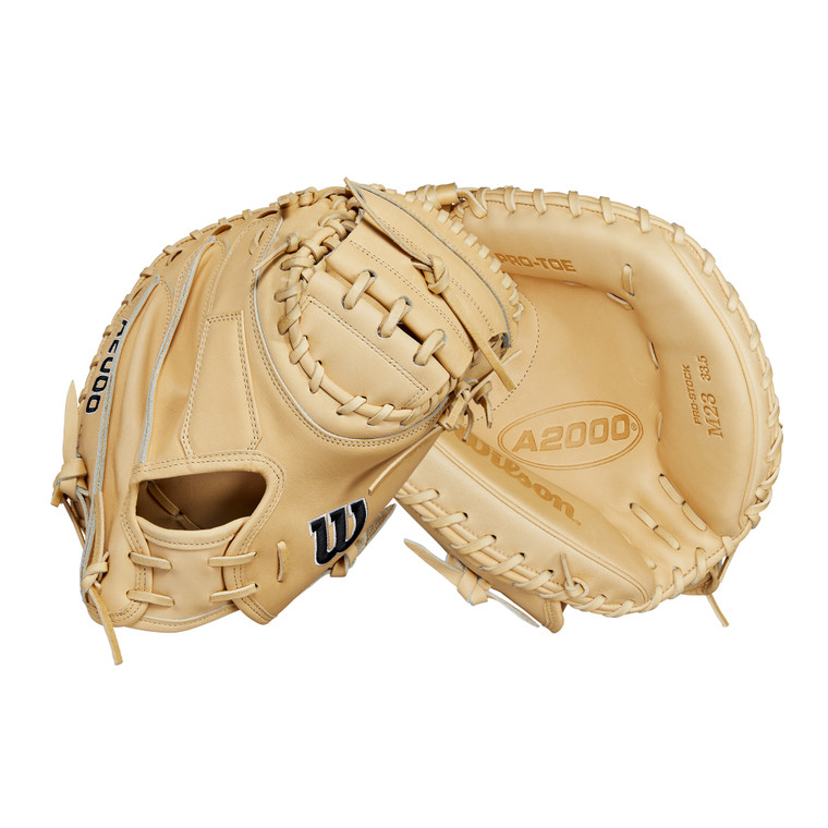 Wilson 2024 A2000 GD Blonde Series 33.5 Inch M23 Baseball Catcher's Mitt