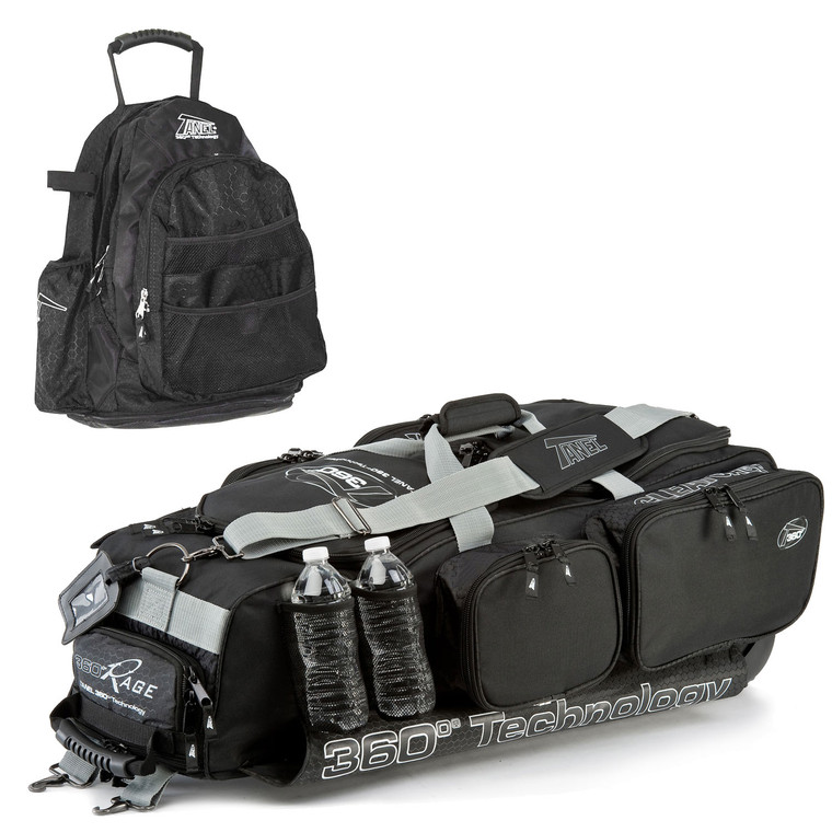 Tanel 360 RAGE Baseball/Softball Equipment Wheel Bag & Backpack Bundle