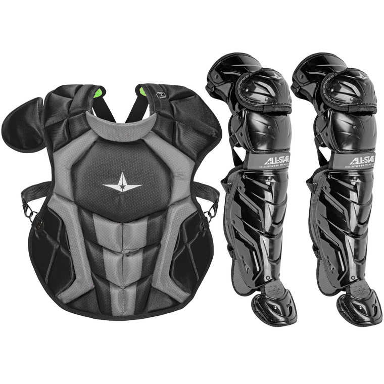 All-Star System7 Axis NOCSAE Youth Baseball Catcher's Gear Set