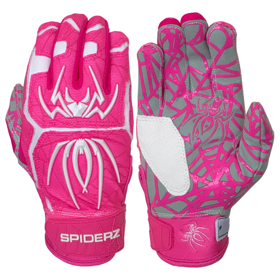 Spiderz Youth Hybrid Baseball/Softball Batting Gloves