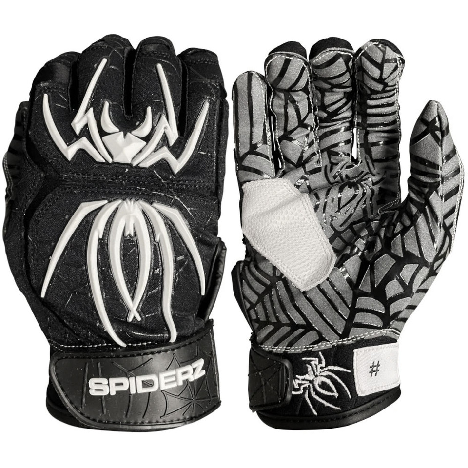 Spiderz Youth Hybrid Baseball/Softball Batting Gloves