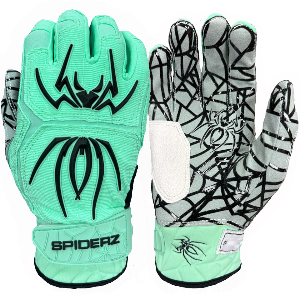 Spiderz Youth Hybrid Baseball/Softball Batting Gloves