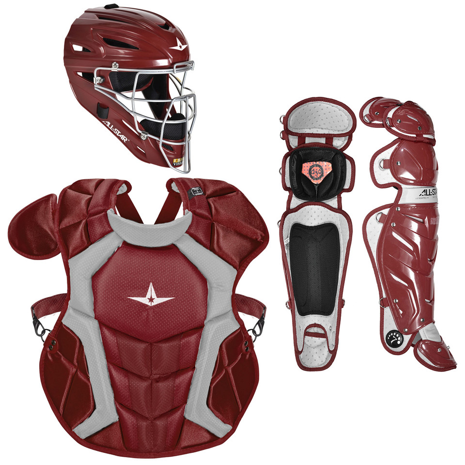 All-Star System Seven Pro NOCSAE Adult Baseball Catcher's Package
