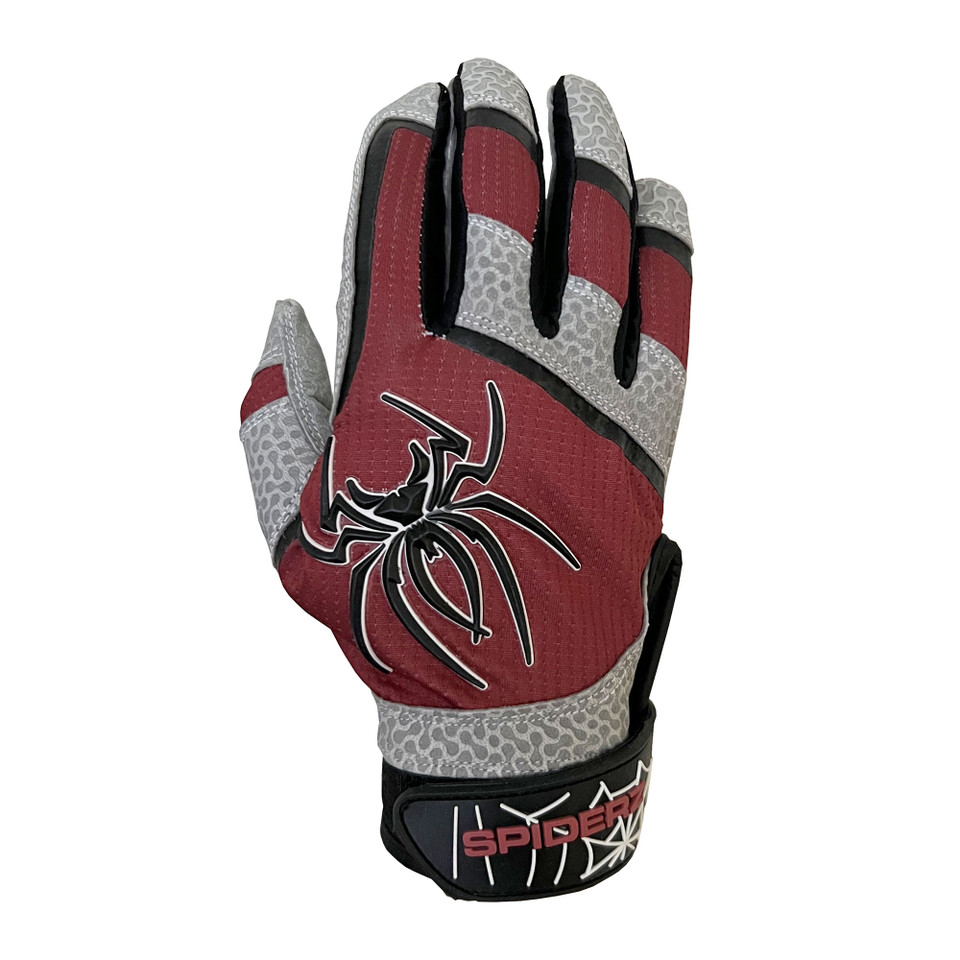 Spiderz PRO Adult Baseball/Softball Batting Gloves