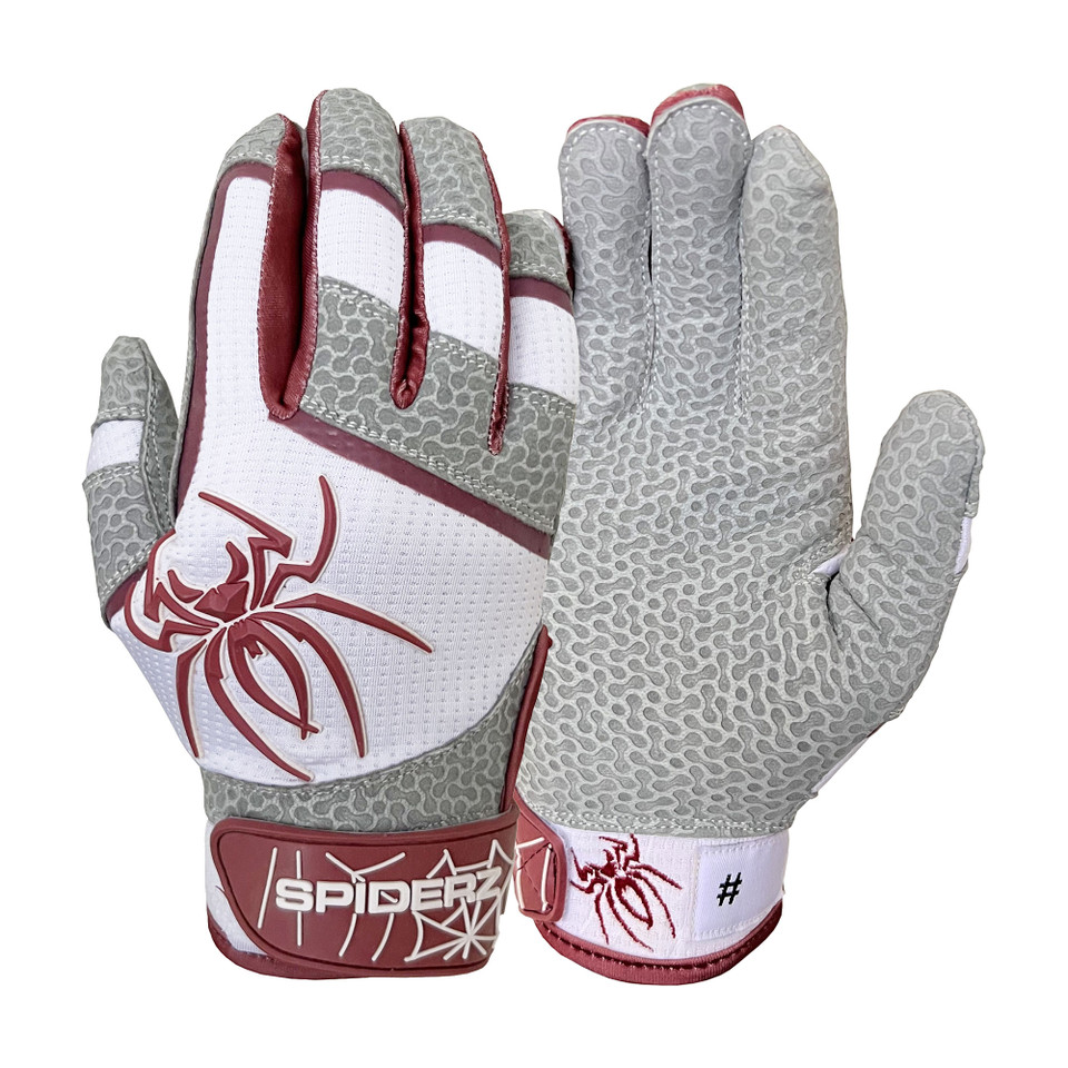 Spiderz PRO Adult Baseball/Softball Batting Gloves