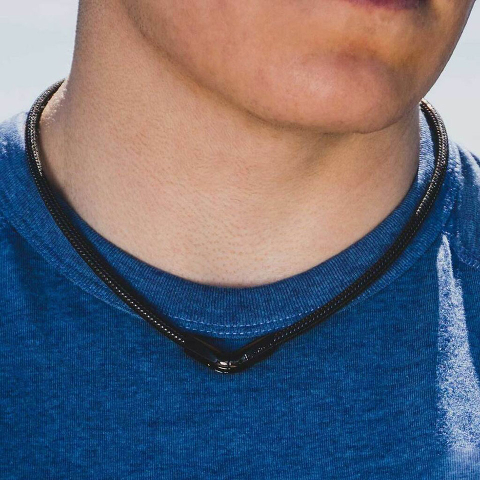 Phiten X50 V-Edge Titanium Necklace
