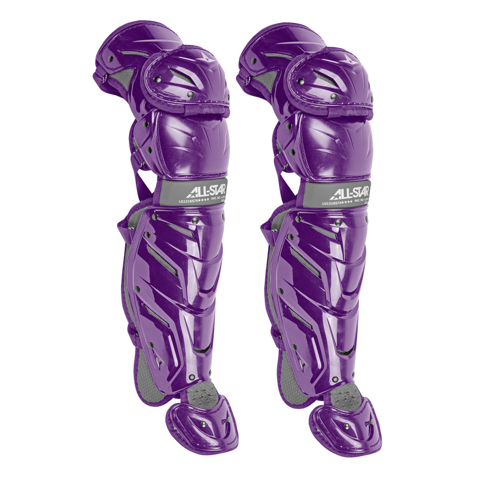 All-Star System 7 Axis 13.5 Inch Youth Baseball Catcher's Leg Guards