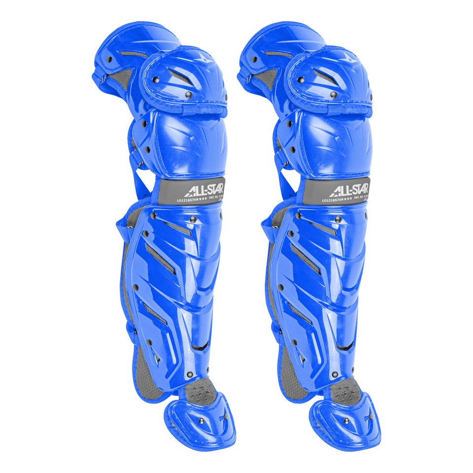 All-Star System 7 Axis 13.5 Inch Youth Baseball Catcher's Leg Guards