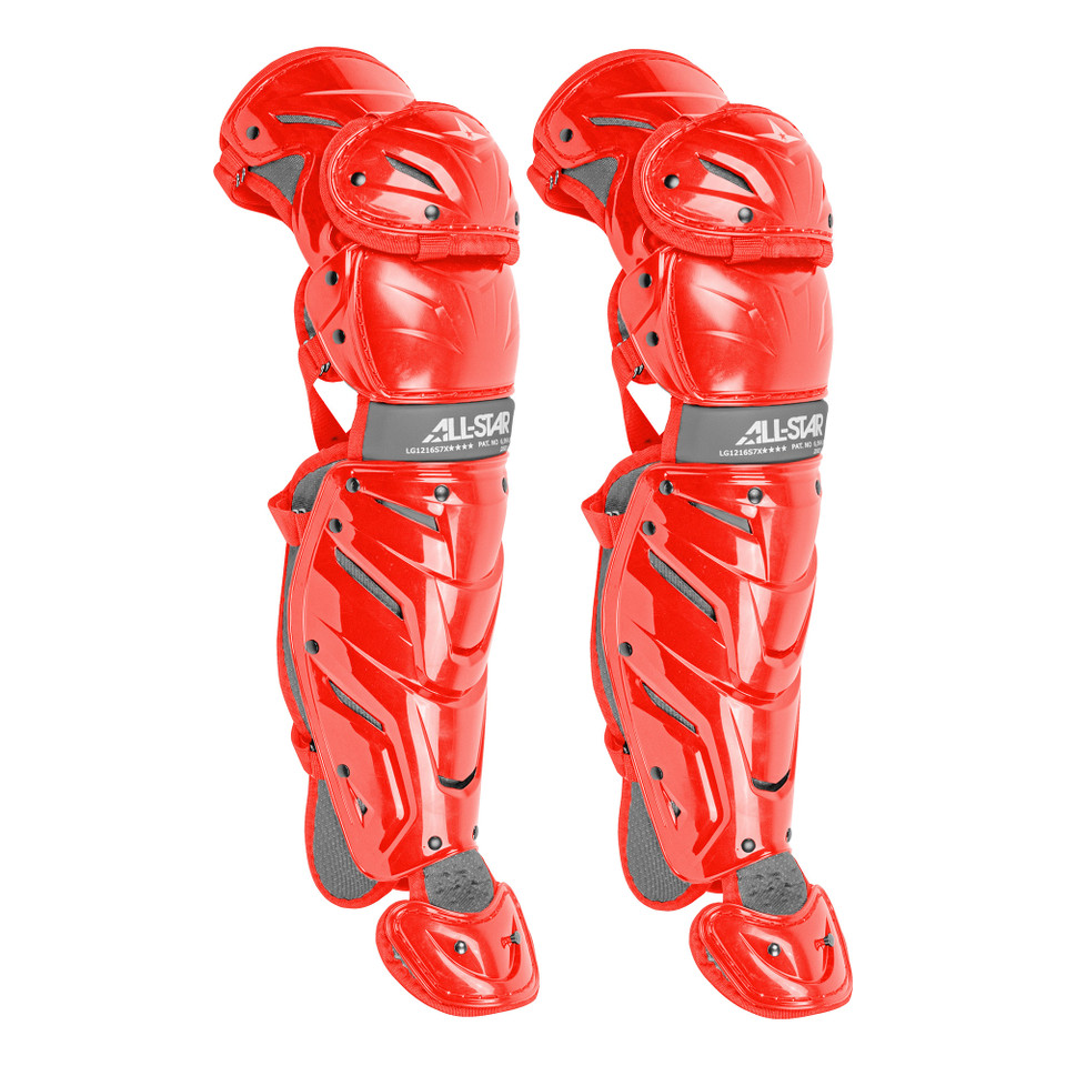 All-Star System 7 Axis 13.5 Inch Youth Baseball Catcher's Leg Guards