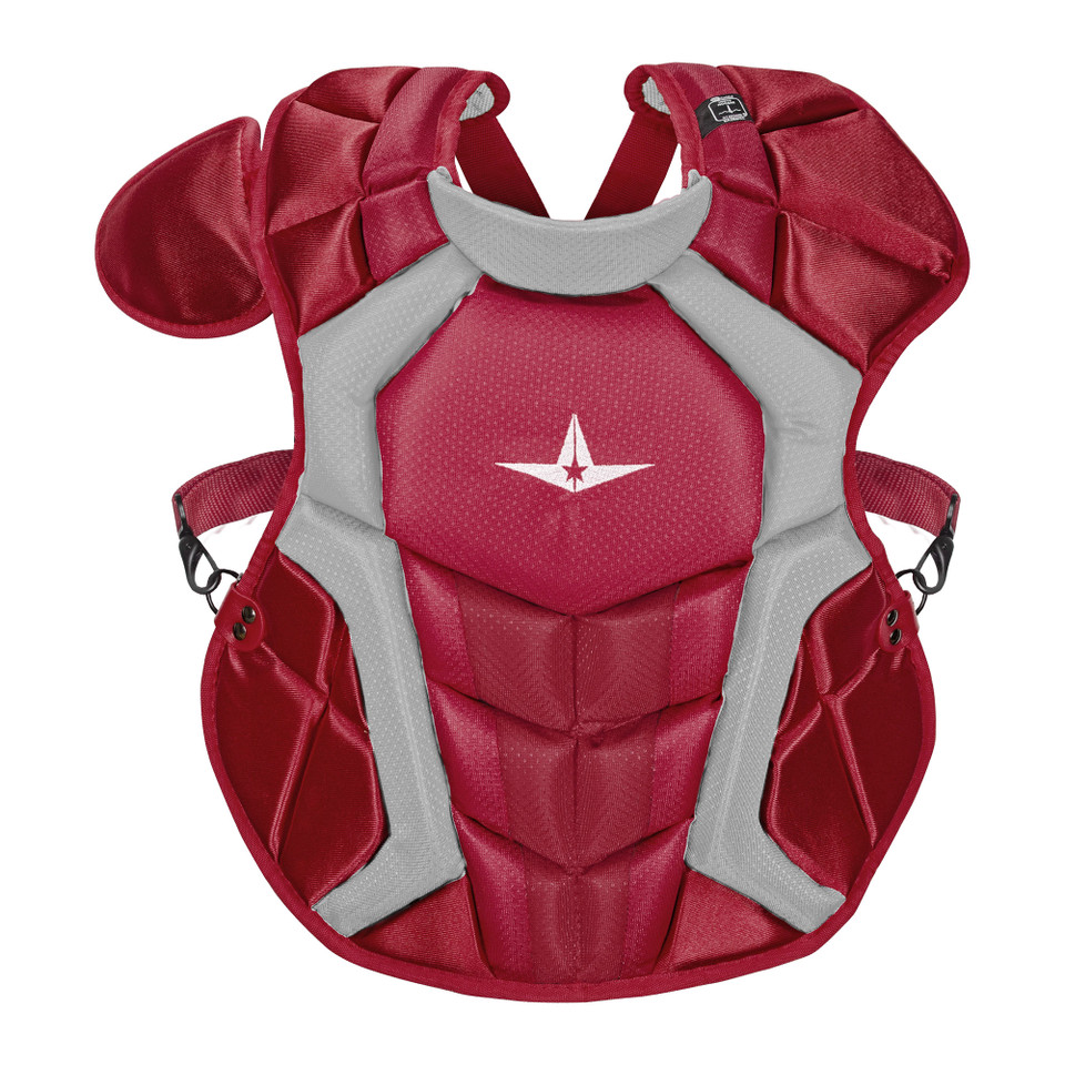 All-Star System Seven Pro NOCSAE Adult Baseball Catcher's Chest Protector