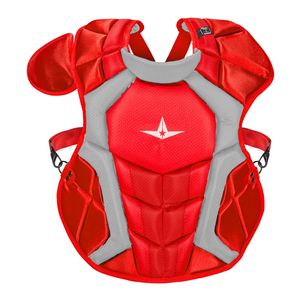 All-Star System Seven Pro NOCSAE Adult Baseball Catcher's Chest Protector