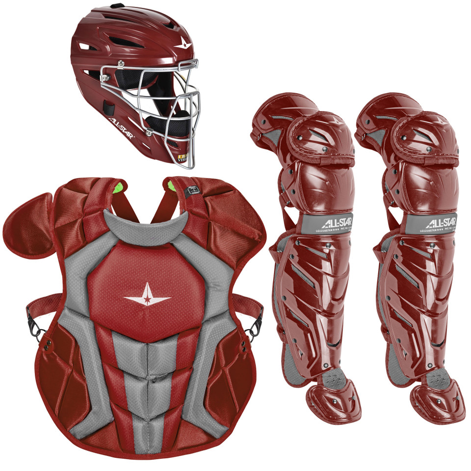 All-Star System7 Axis Intermediate NOCSAE Baseball Catcher's Package