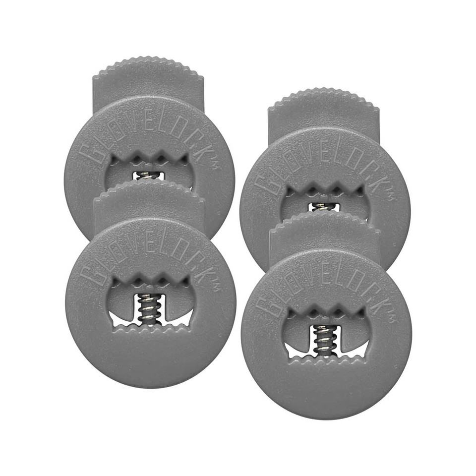 GloveLock 4-Pack Baseball/Softball Glove Lace Locking Clips