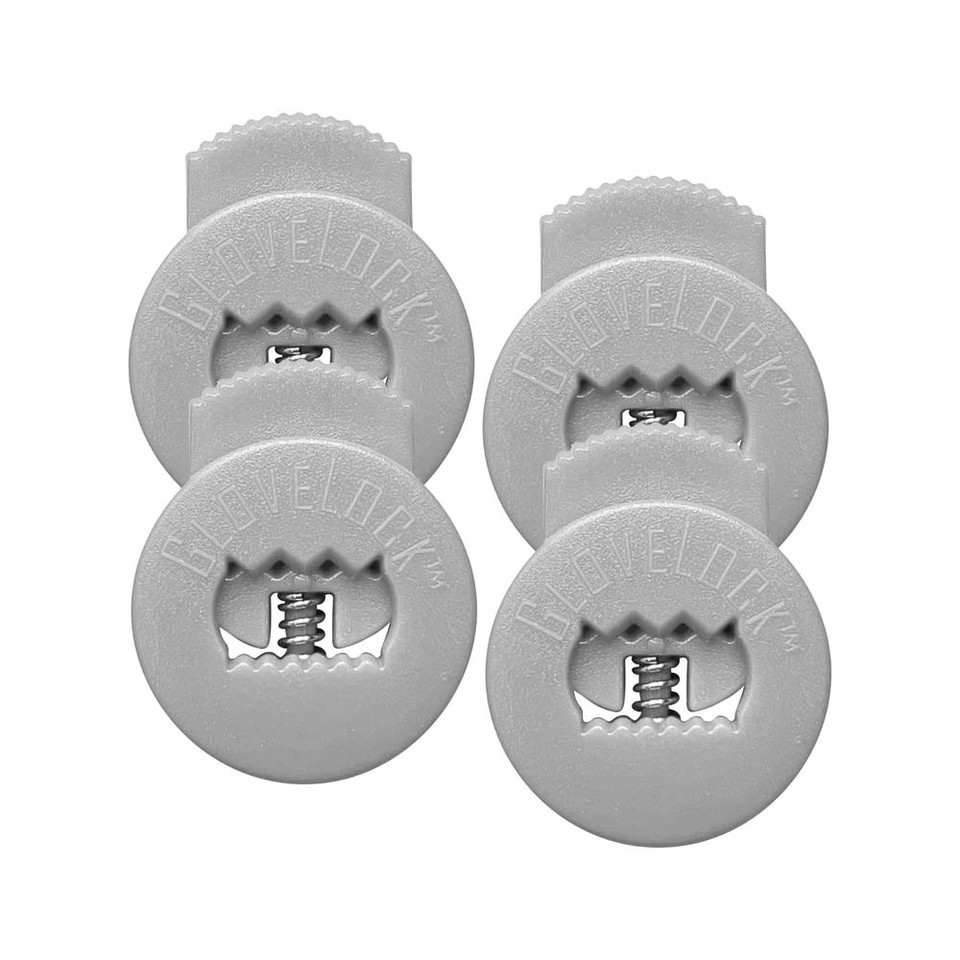 GloveLock 4-Pack Baseball/Softball Glove Lace Locking Clips