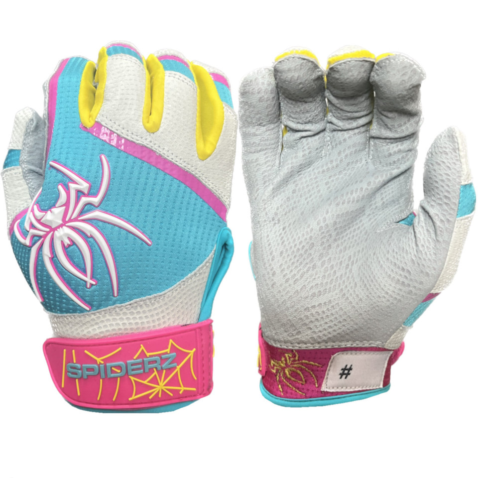Spiderz 2024 PRO Adult Baseball/Softball Batting Gloves