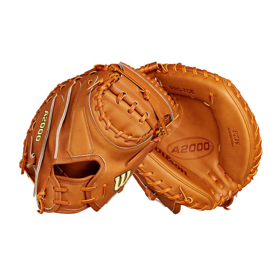 Wilson A2000 Classic Series Saddle Tan 33.5 Inch M23 Baseball Catcher's Mitt