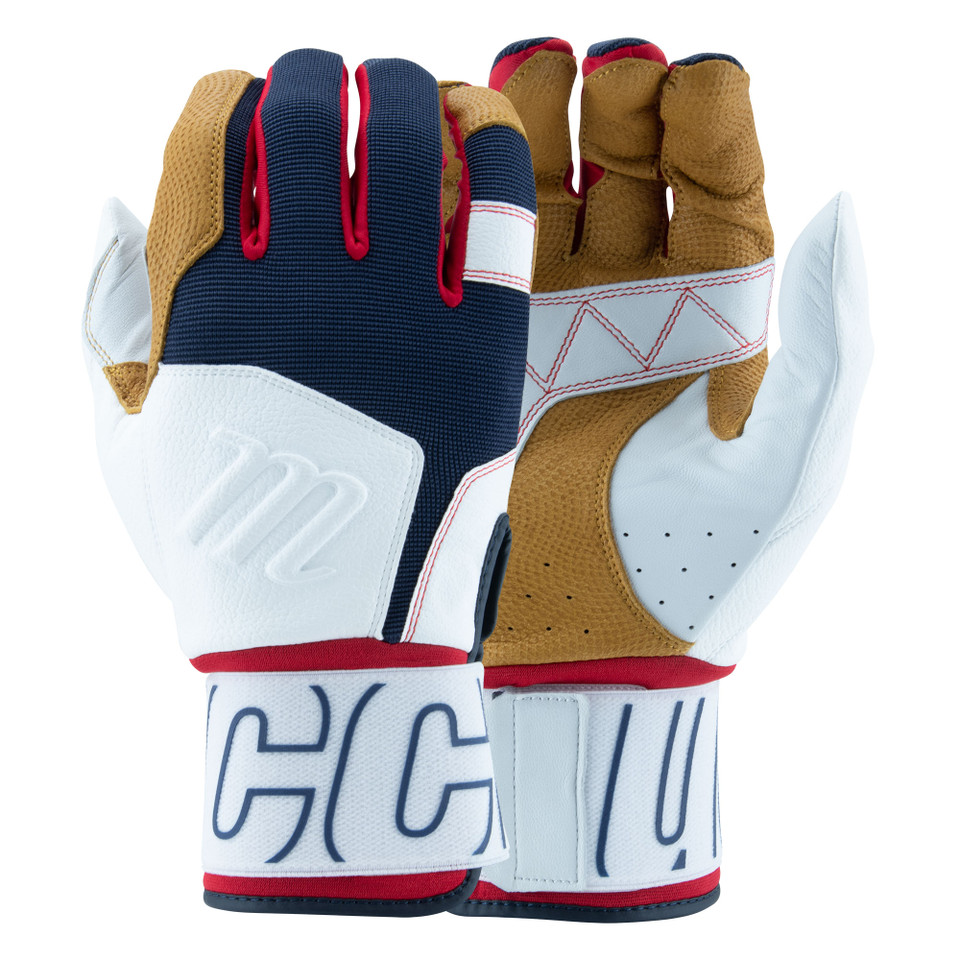 Marucci Blacksmith Full-Wrap V2 Baseball/Softball Batting Gloves