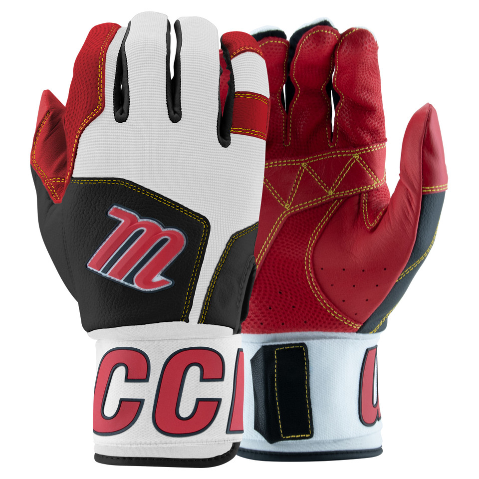 Marucci Blacksmith Full-Wrap V2 Baseball/Softball Batting Gloves