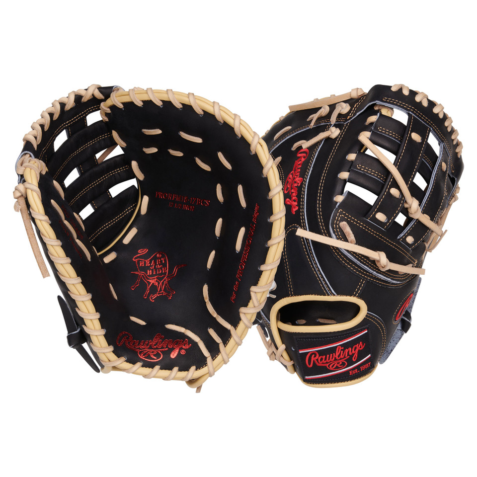 Rawlings Heart of the Hide 12.5 Inch PRORFM18-17BCS Baseball First Base Mitt