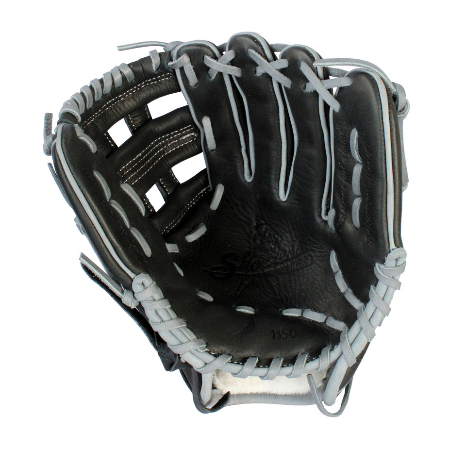Shoeless Joe Double Play 11.5 Inch BK-GY1150HWR Baseball Glove - Black/Grey