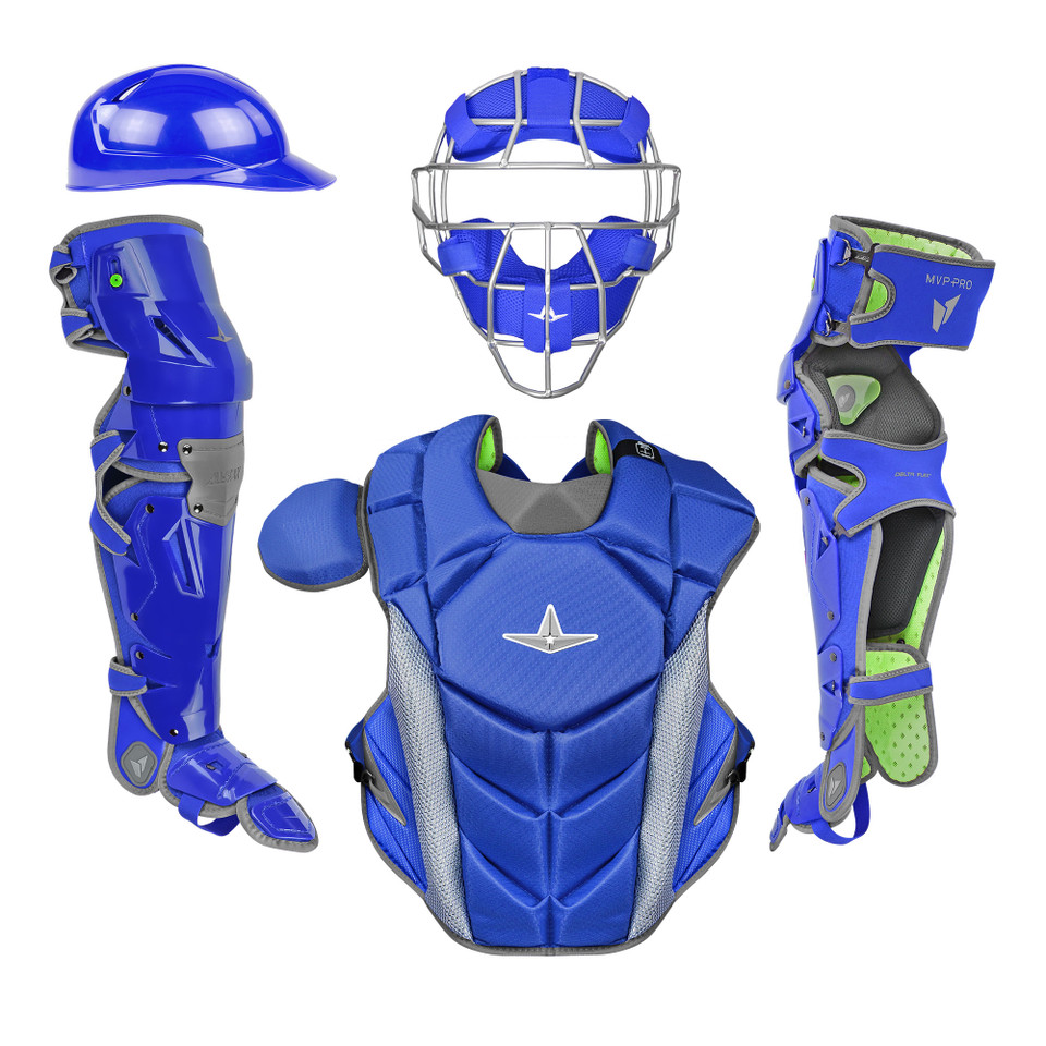 All-Star MVP-PRO Traditional Mask Adult Baseball Catcher's Package