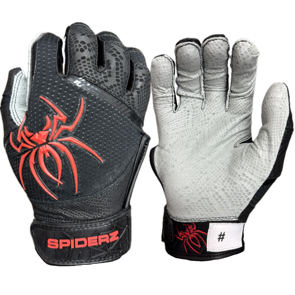 Spiderz 2025 PRO Short Cuff Adult Baseball/Softball Batting Gloves