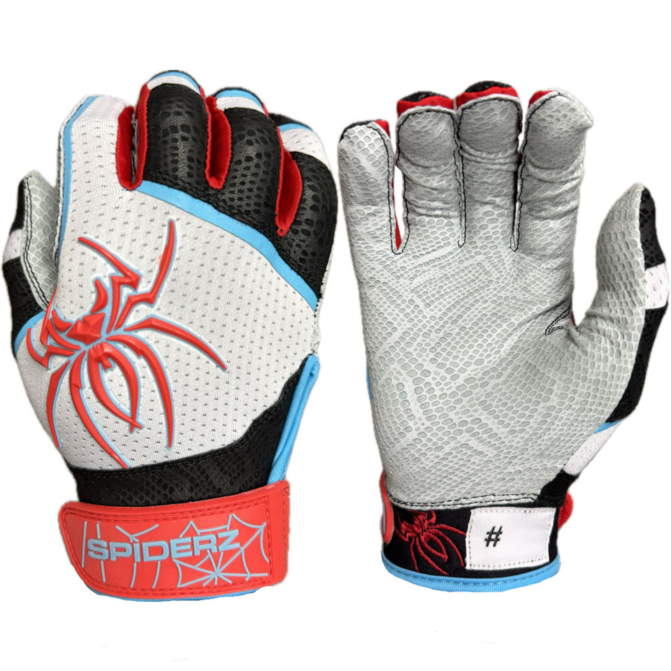 Spiderz 2025 PRO Short Cuff Adult Baseball/Softball Batting Gloves