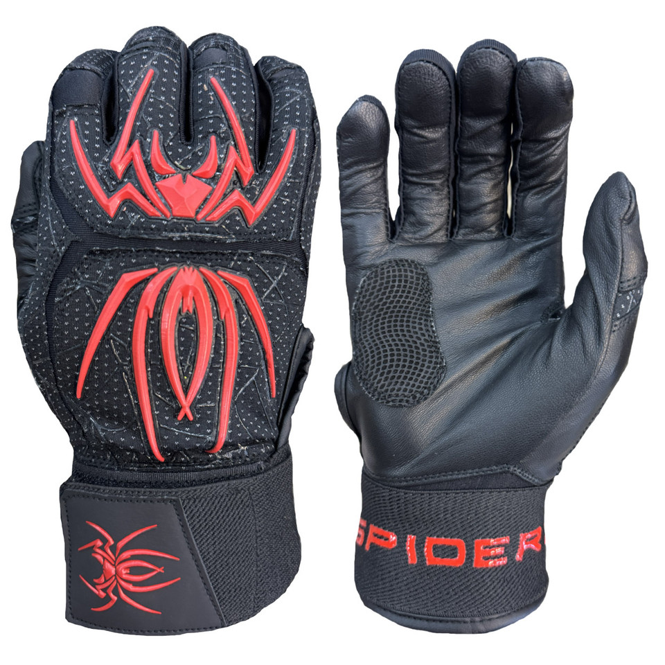 Spiderz ENDITE X Wrist Strap Adult Baseball/Softball Batting Gloves