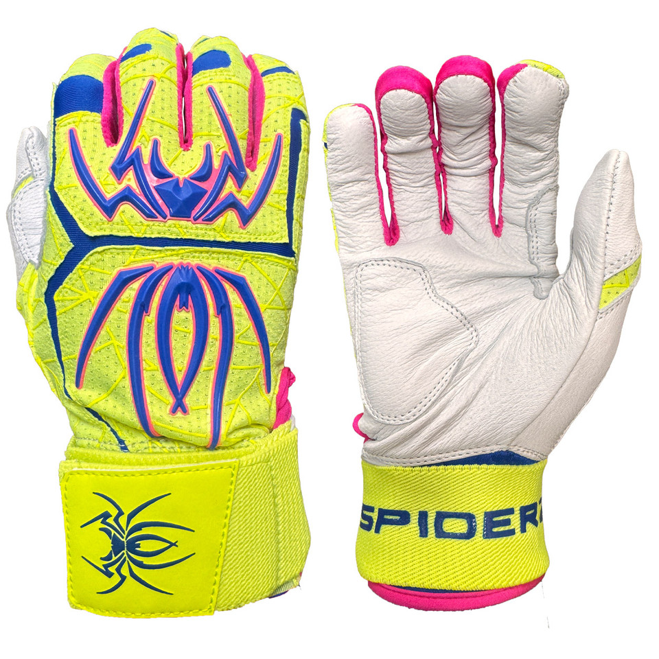 Spiderz ENDITE X Wrist Strap Adult Baseball/Softball Batting Gloves