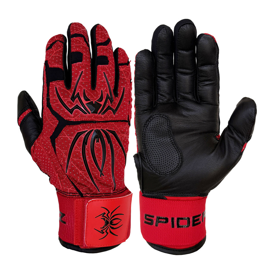 Spiderz ENDITE X Wrist Strap Adult Baseball/Softball Batting Gloves
