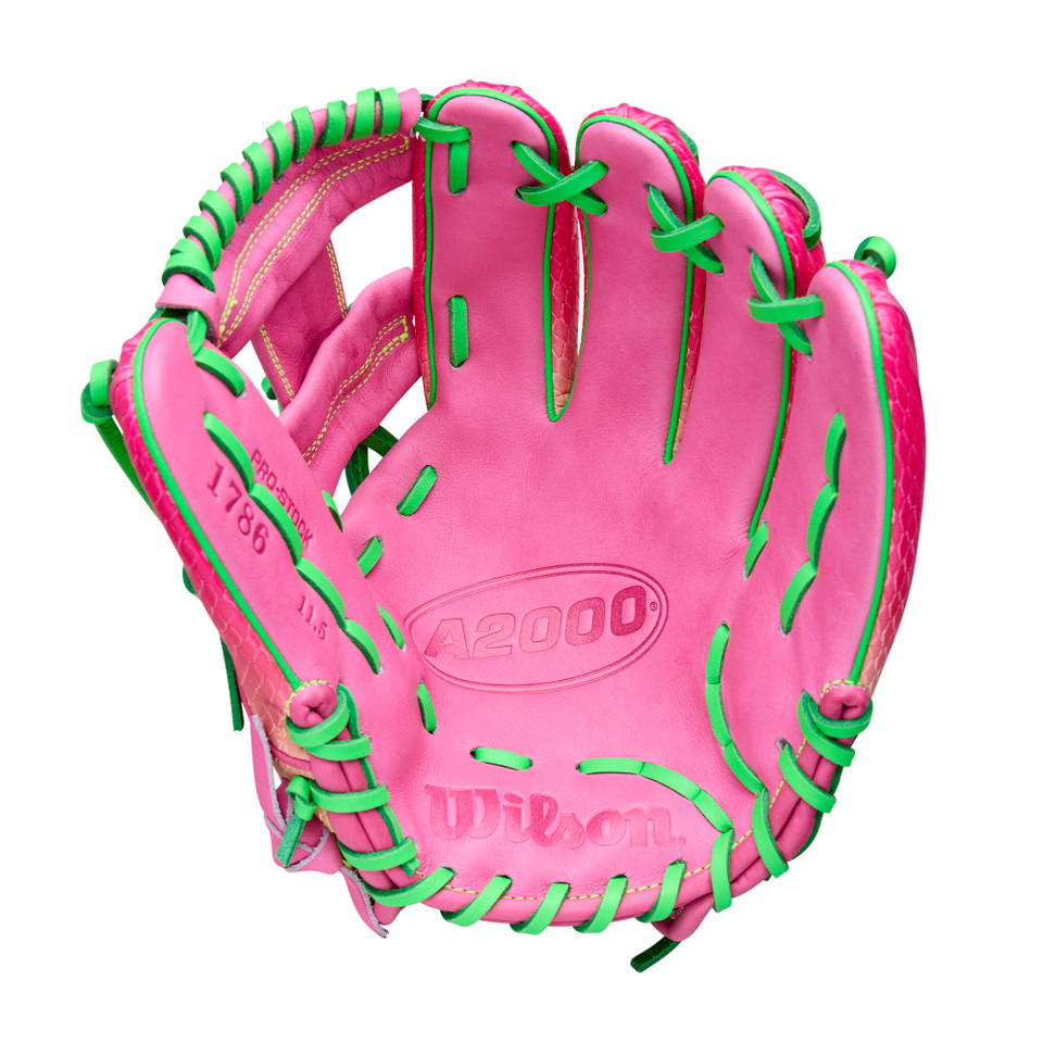 Wilson 2025 Cherry Limeade A2000 11.5 Inch 1786SS Baseball Glove