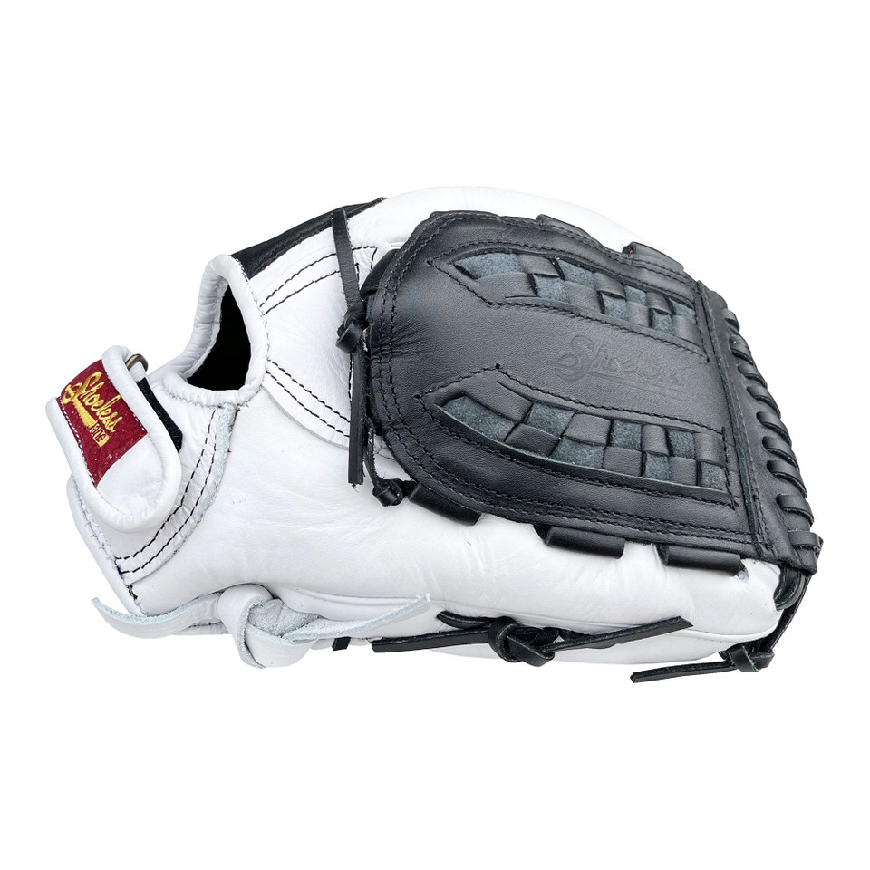 Shoeless Jane Professional 12.5 Inch 1250FPBW Fastpitch Softball Glove - White/Black