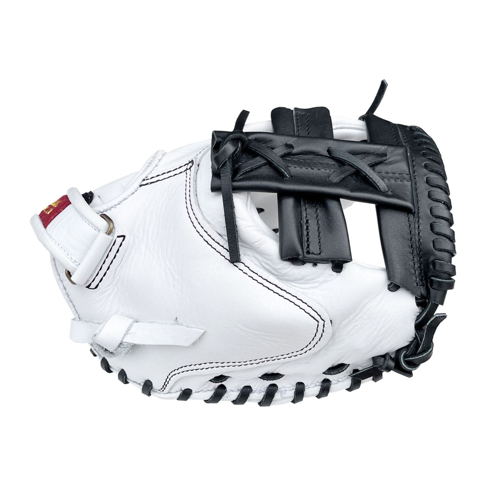 Shoeless Jane Professional 34 Inch 3400FPCM Fastpitch Catcher's Mitt - White/Black