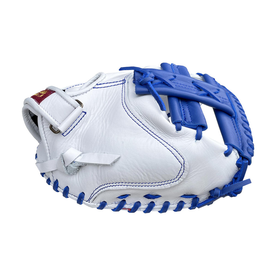 Shoeless Jane Professional 34 Inch 3400FPCM Fastpitch Catcher's Mitt - White/Royal