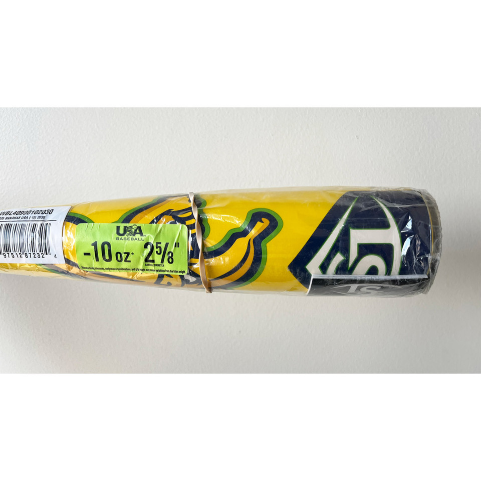 Louisville Slugger 2025 Savannah Bananas USA (-10) Youth Baseball Bat (Used)