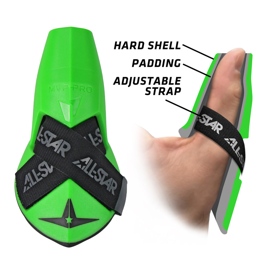 All-Star MVP-PRO Baseball/Softball Catcher's Thumb Guard