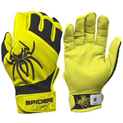 Gants Spiderz Hybrides Jeune - Vice Noir, Taille Grand - Neuf Sous Blister
