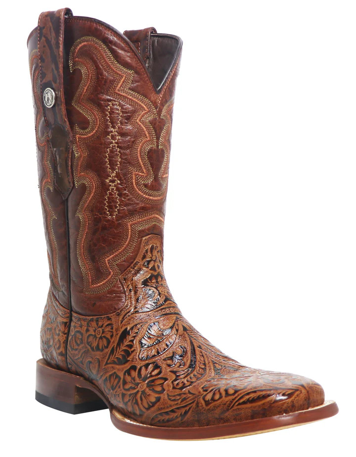 TANNER COGNAC FANGO TOP HAND TOOLED TM201706