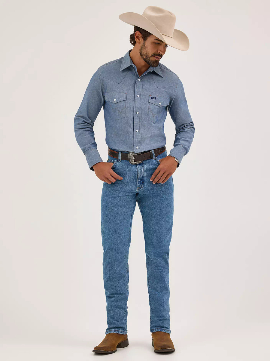 WRANGLER CHAMBRAY AUTHENTIC COWBOY CUT 70136MW