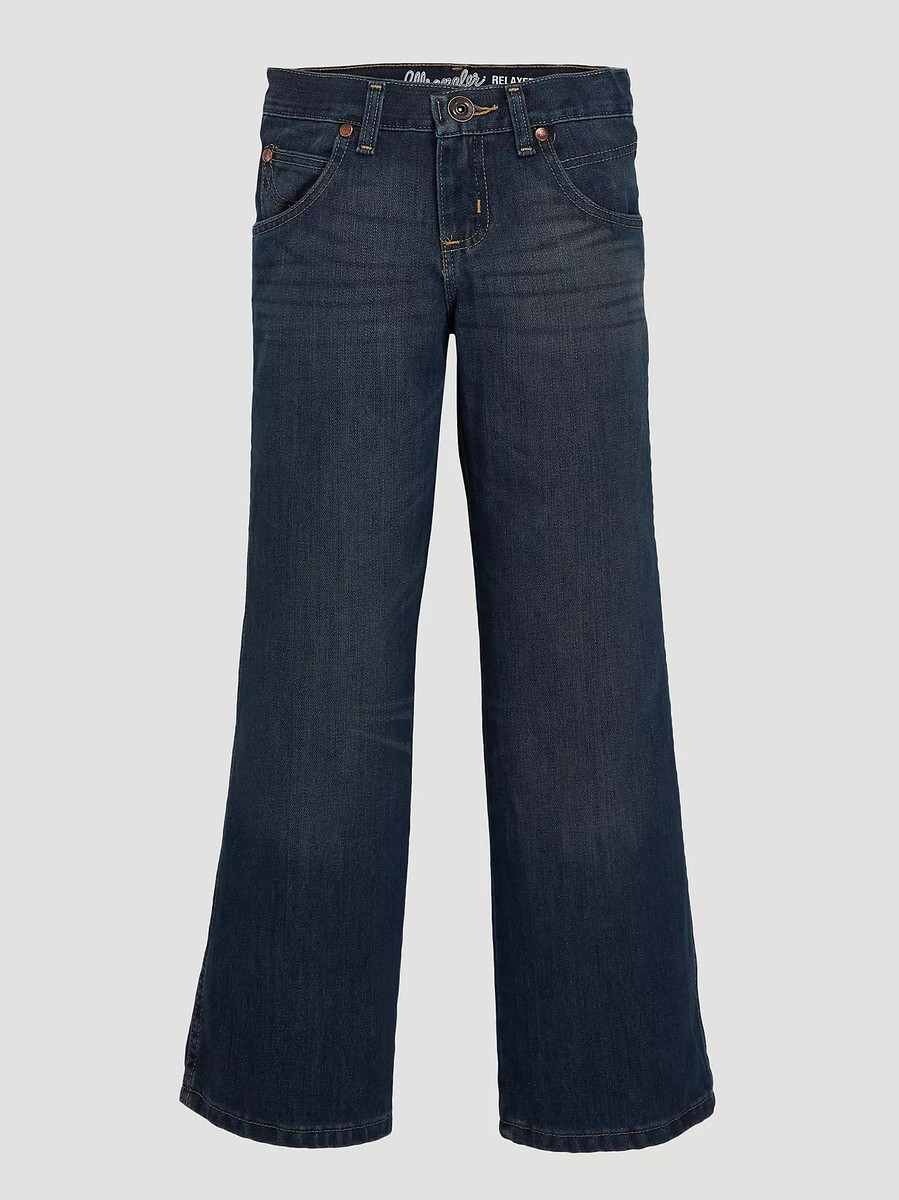 WRANGLER BOYS RETRO RELAXED BOOTCUT JEAN NIGHT SKY BRT20NS