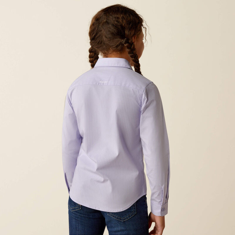 ARIAT KIRBY SHIRT SWEET LAVENDER STRIPE 10054599