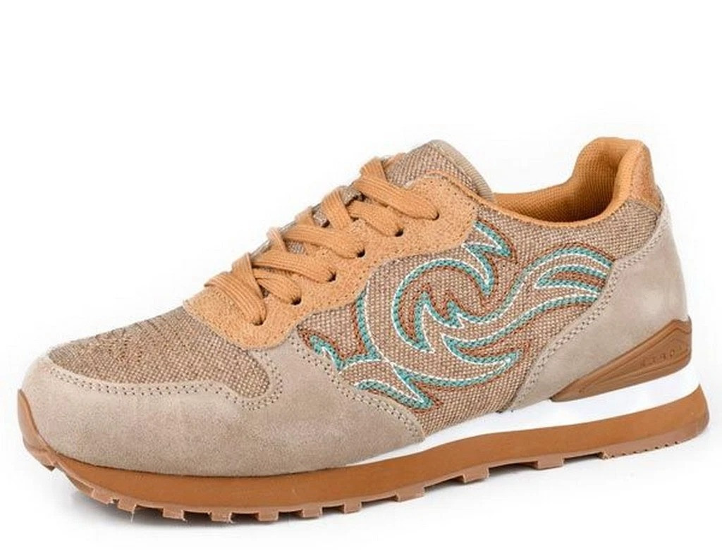ROPER WOMENS GIDDYUP CASUAL SHOES TAN 09-021-1797-3710