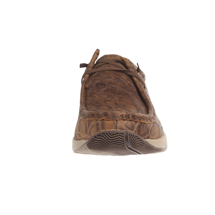 ROPER MENS LOW CLEARCUT TURTLE EMBOSSED CASUAL SHOE BROWN 09-020-1662-3650