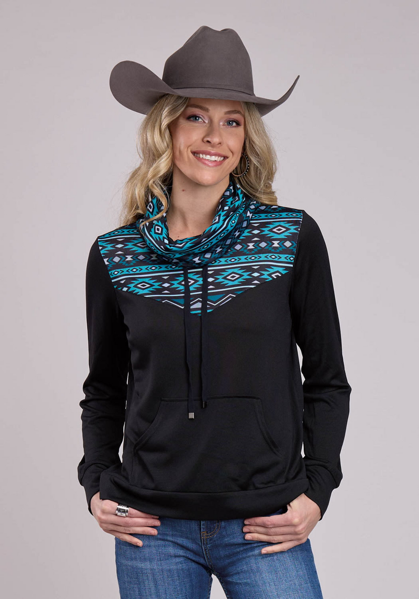 ROPER WOMENS COWL NECK PULLOVER SWEATSHIRT 03-038-0513-1044