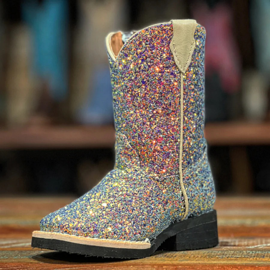 TANNER BLUE MERMAID LEATHER BOOTS TMG205037