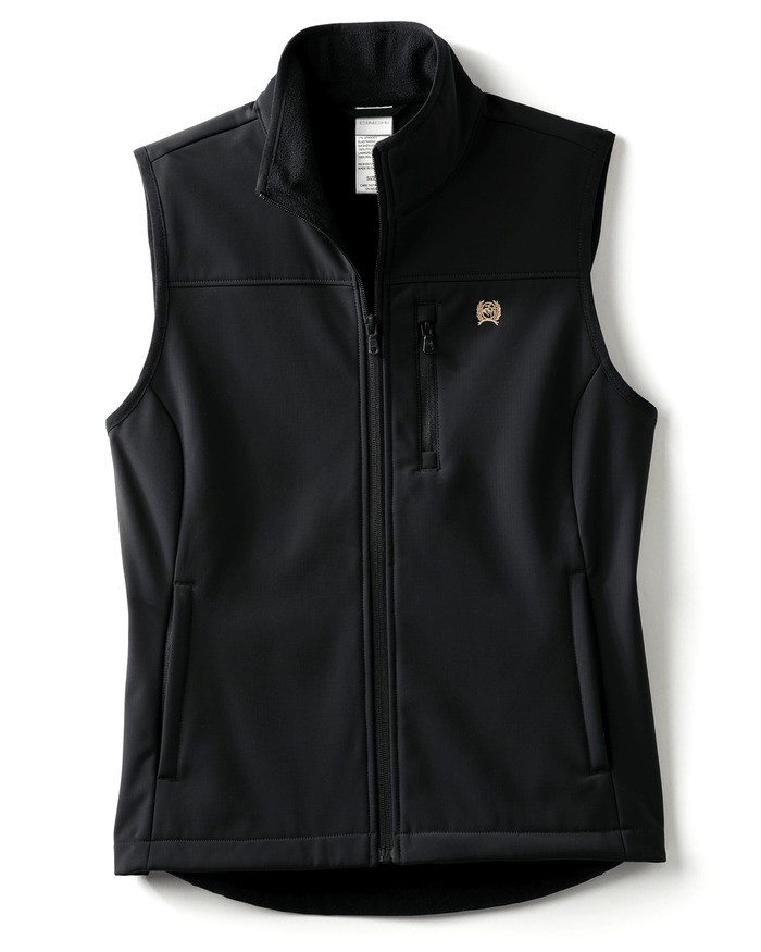 CINCH WOMENS WINDPROOF VEST BLACK MAV9922001