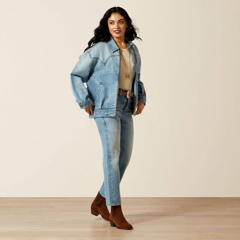 ARIAT CHEYENNE DENIM BOMBER JACKET CANDY 10065931