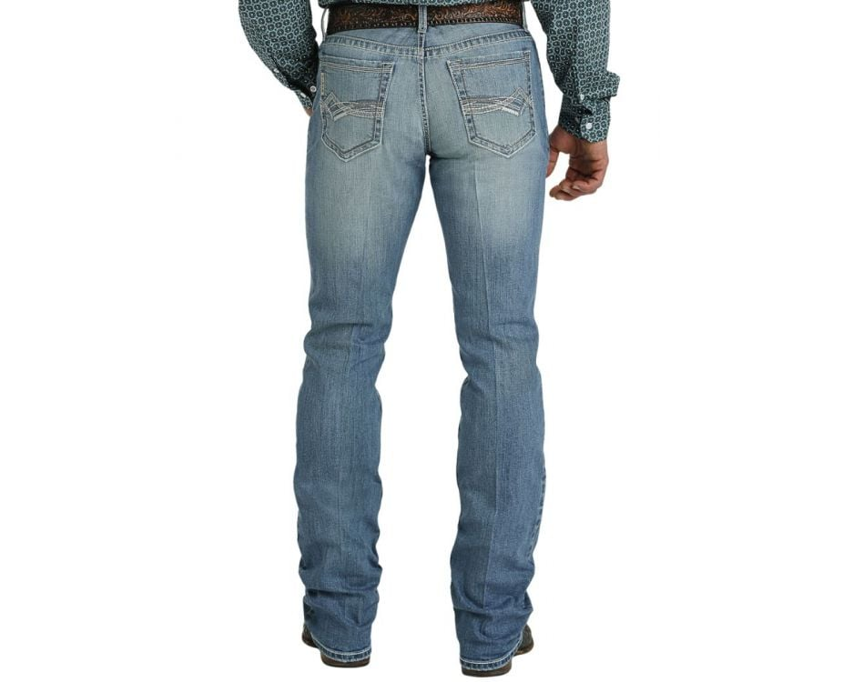 CINCH MENS IAN PERFORMANCE DENIM JEANS LIGHT STONEWASH MB59336001
